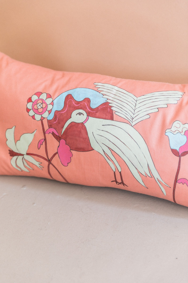 MOON BIRD LUMBAR PILLOW