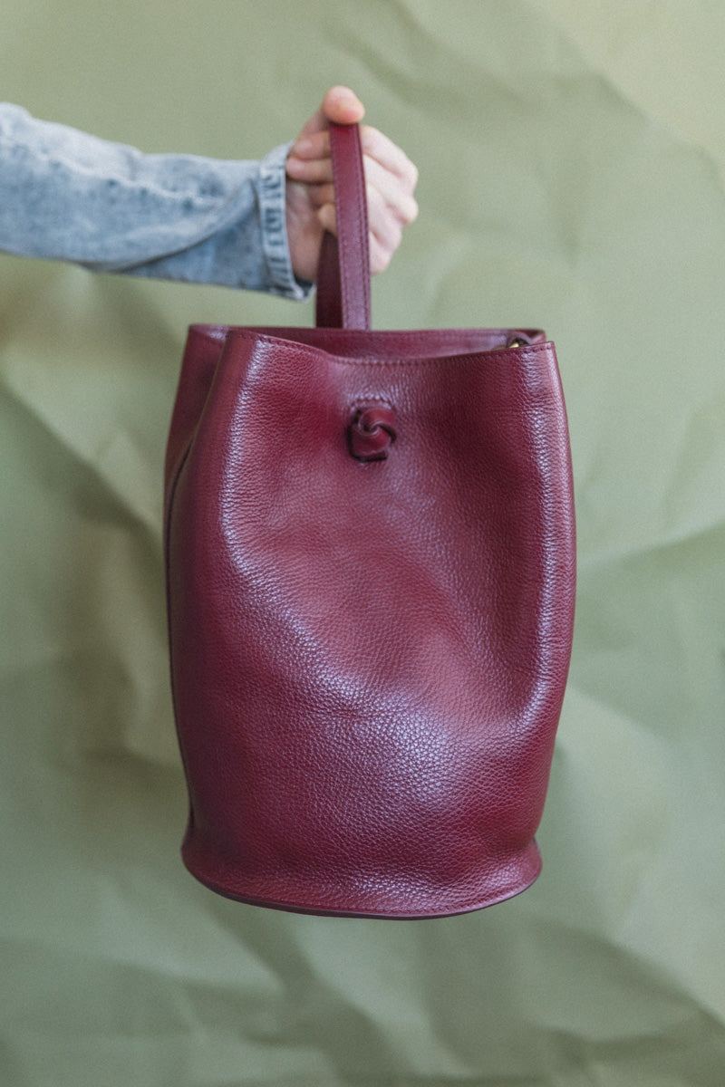 CYL BACKPACK IN SUMAC PEBBLE LEATHER