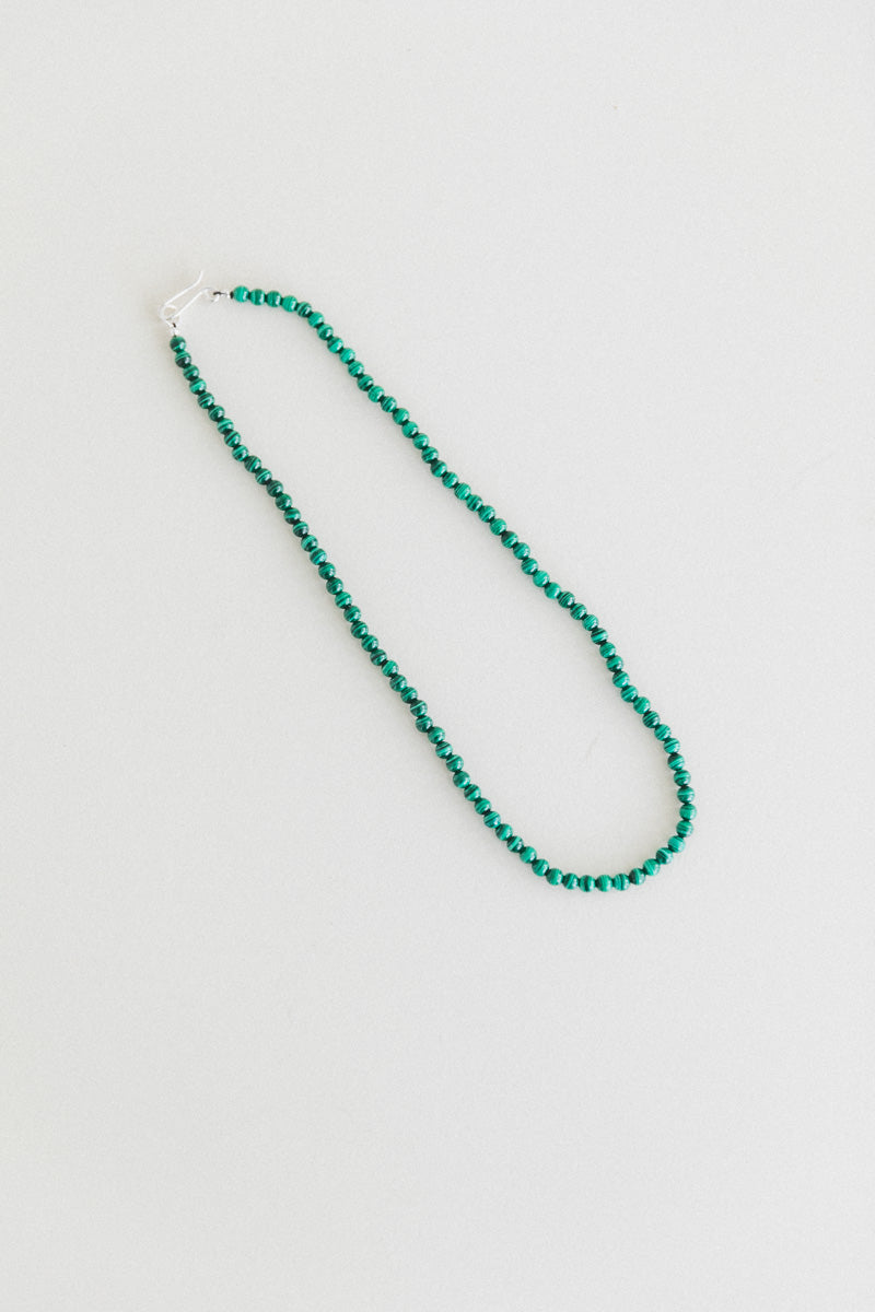 MALACHITE BEADED NECKLACE