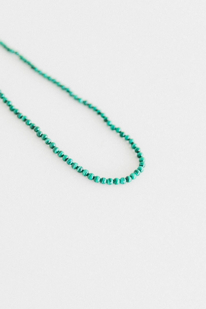 MALACHITE BEADED NECKLACE