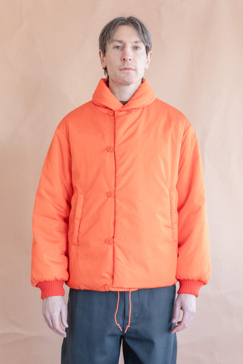 LOFT JACKET IN ORANGE TECHNICAL NYLON