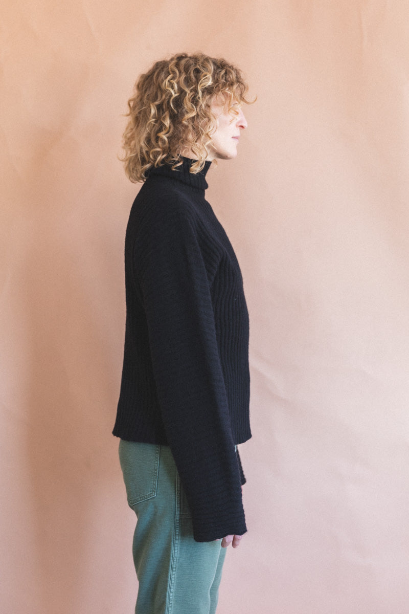 KAI TURTLENECK IN BLACK CASHMERE