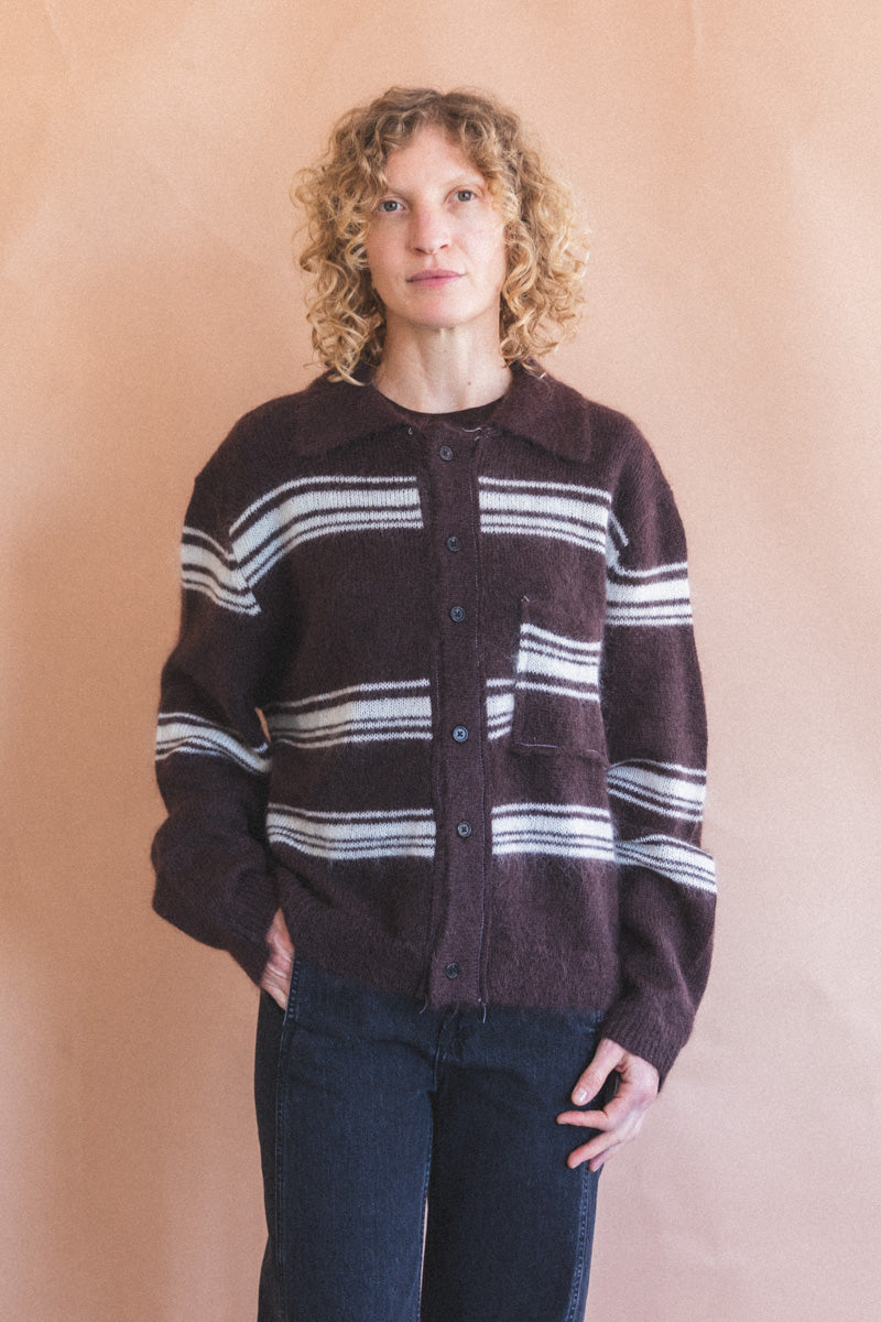 70'S CARDIGAN IN BROWN