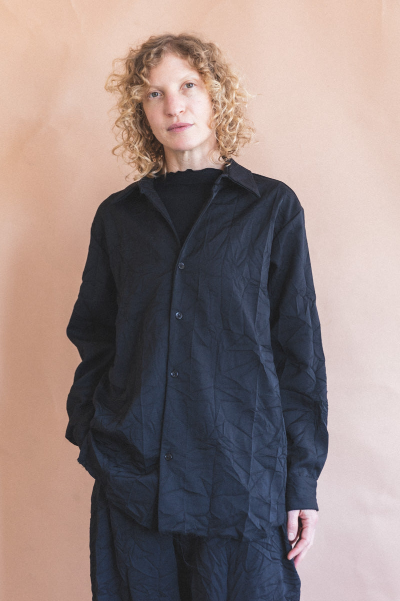 OVERSHIRT IN BLACK