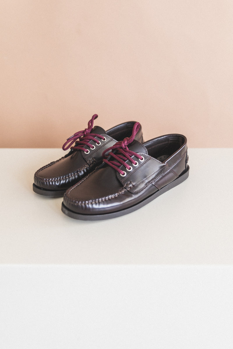 BAXTER BOAT SHOE IN OXBLOOD