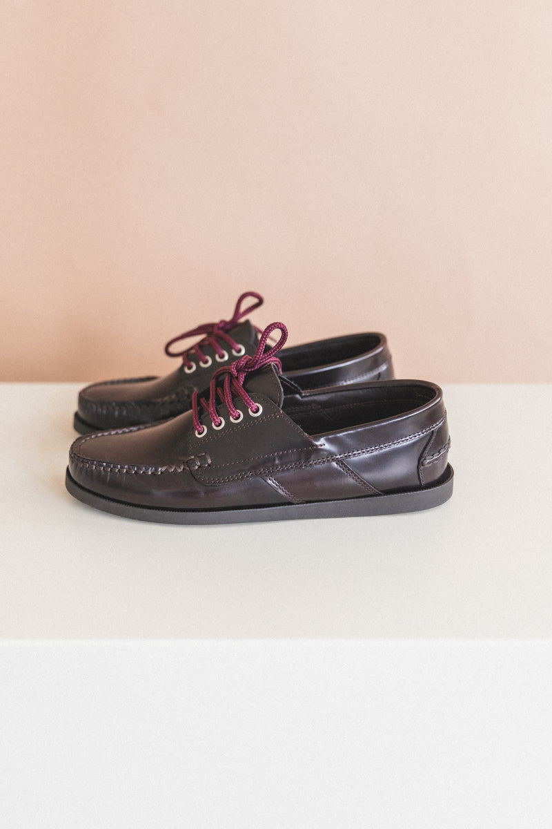 BAXTER BOAT SHOE IN OXBLOOD