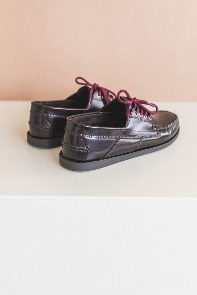 BAXTER BOAT SHOE IN OXBLOOD