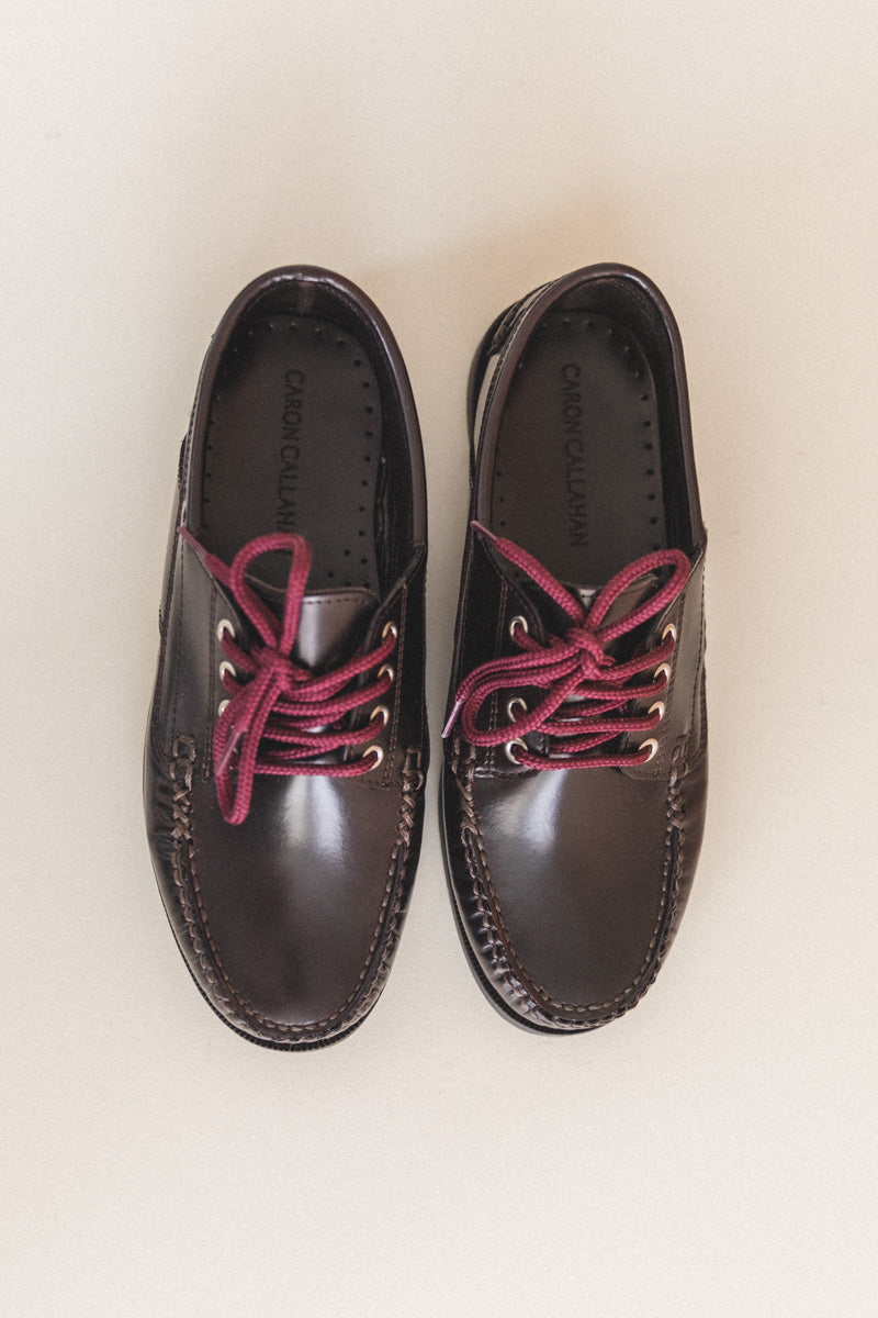 BAXTER BOAT SHOE IN OXBLOOD