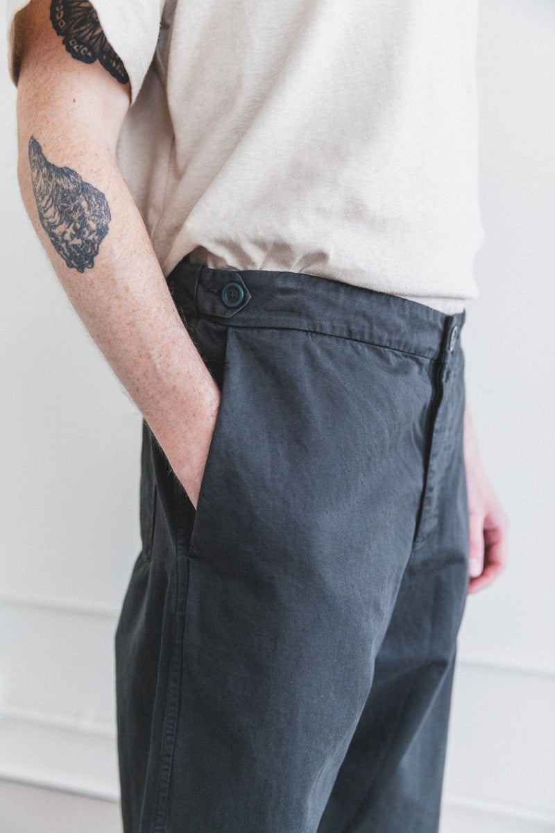 JUDE PANT IN DARK KHAKI MILITARY TWILL