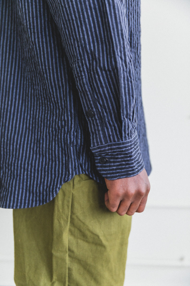 BIG RACCOURCIE SHIRT IN THICK MINER STRIPE — Shop Boswell