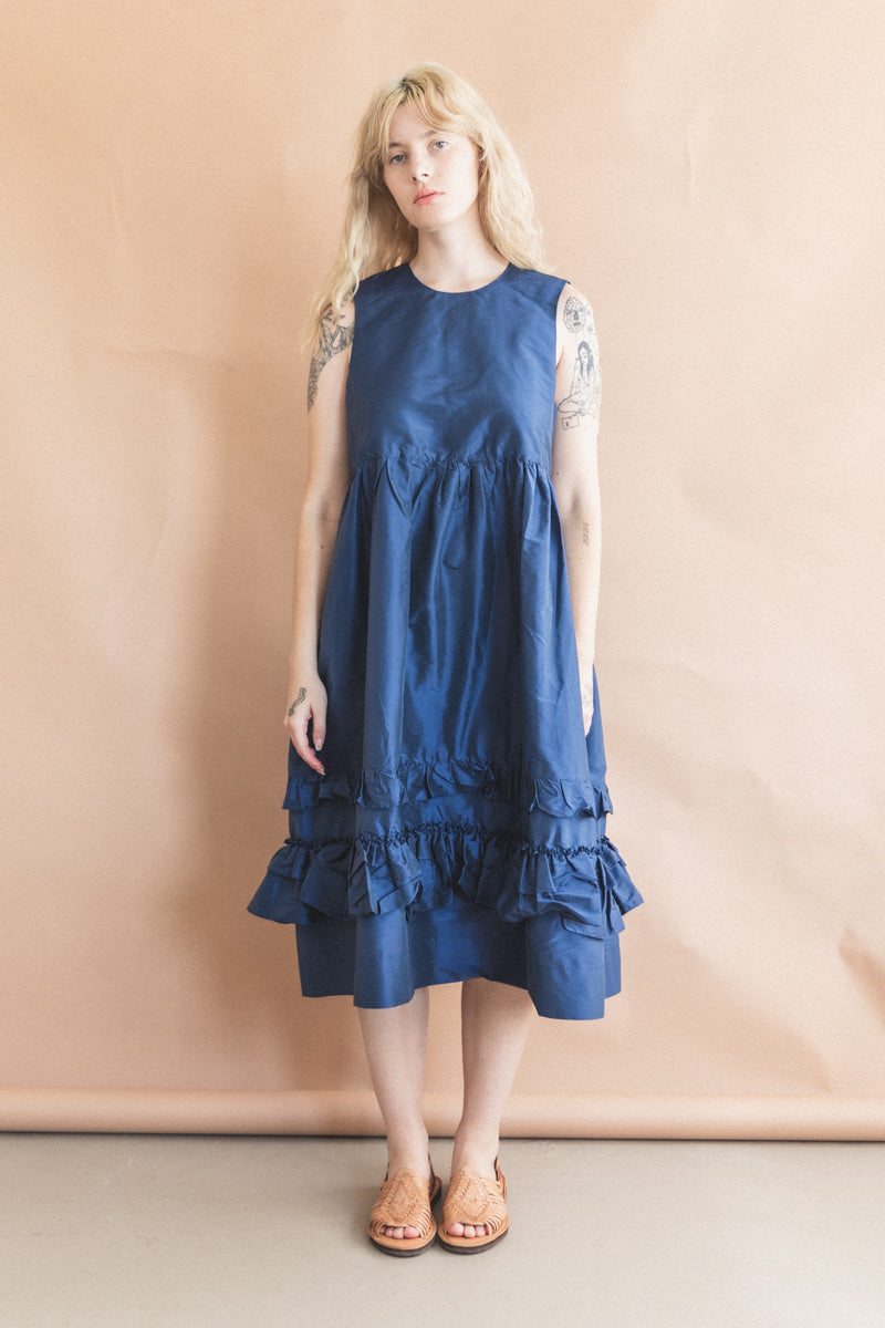 GENEVIEVE DRESS IS WILHELM SILK