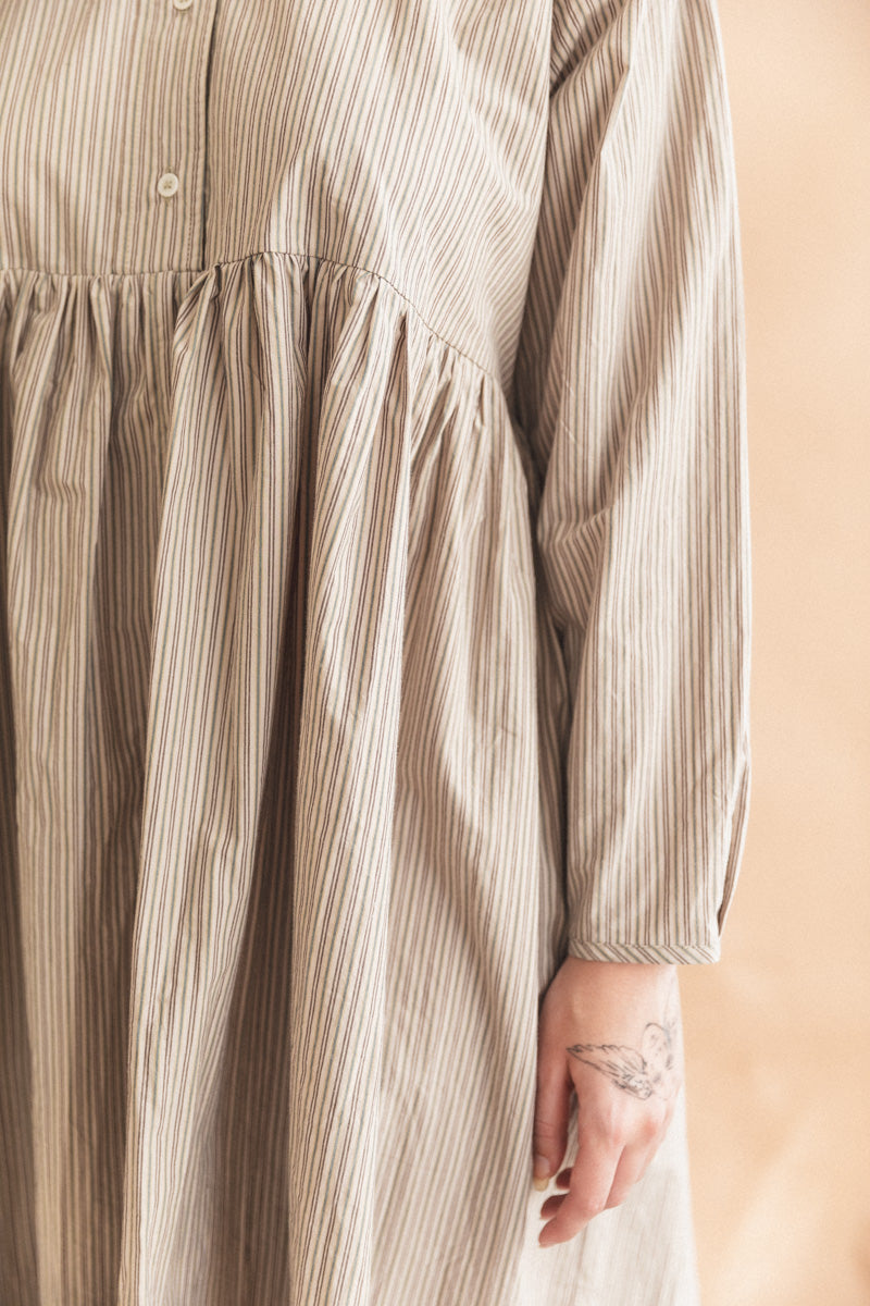 PENNY DRESS IN JAPANESE STRIPED SHIRTING