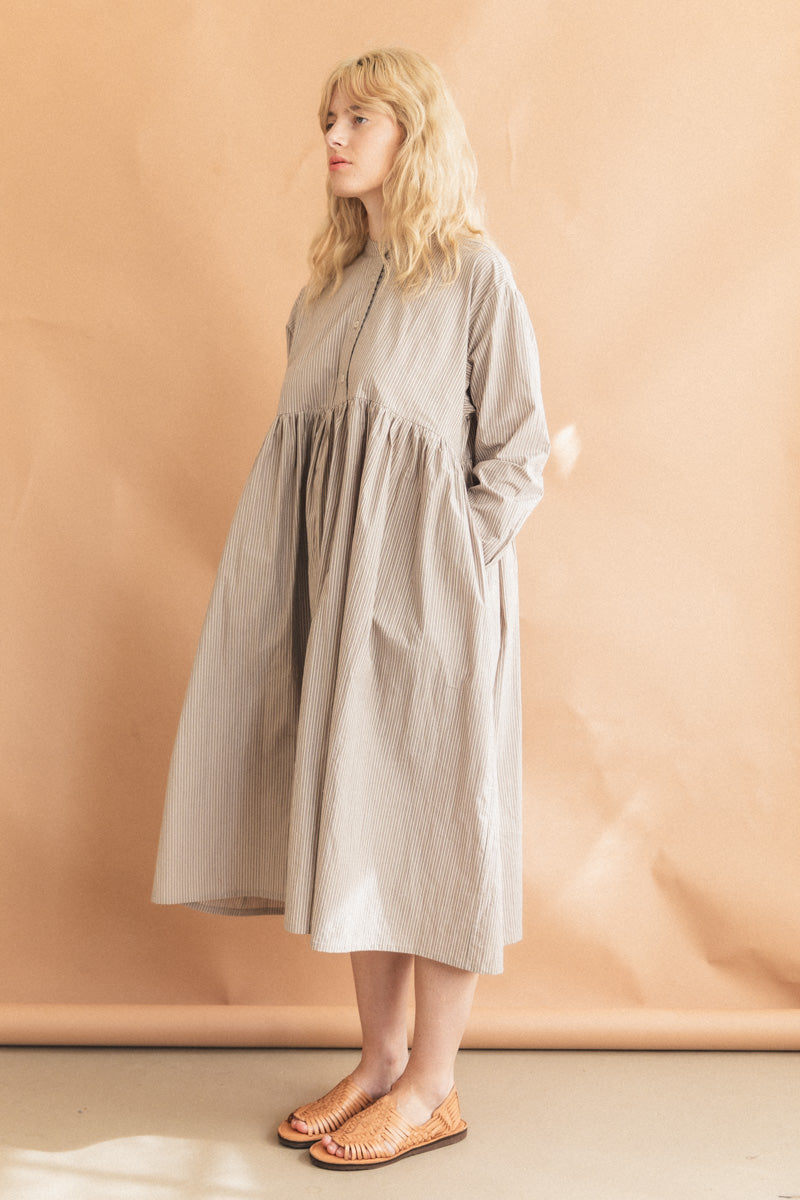 PENNY DRESS IN JAPANESE STRIPED SHIRTING