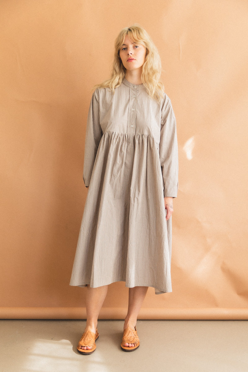 PENNY DRESS IN JAPANESE STRIPED SHIRTING