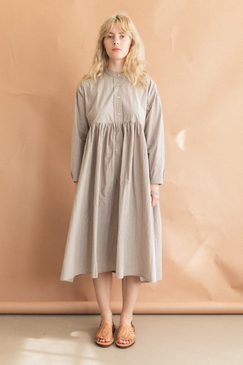 PENNY DRESS IN JAPANESE STRIPED SHIRTING