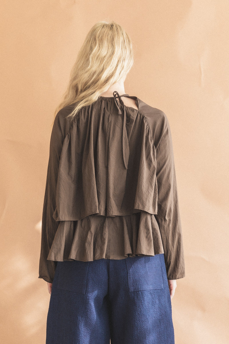 FRUMMEL KITE TOP IN BROWN