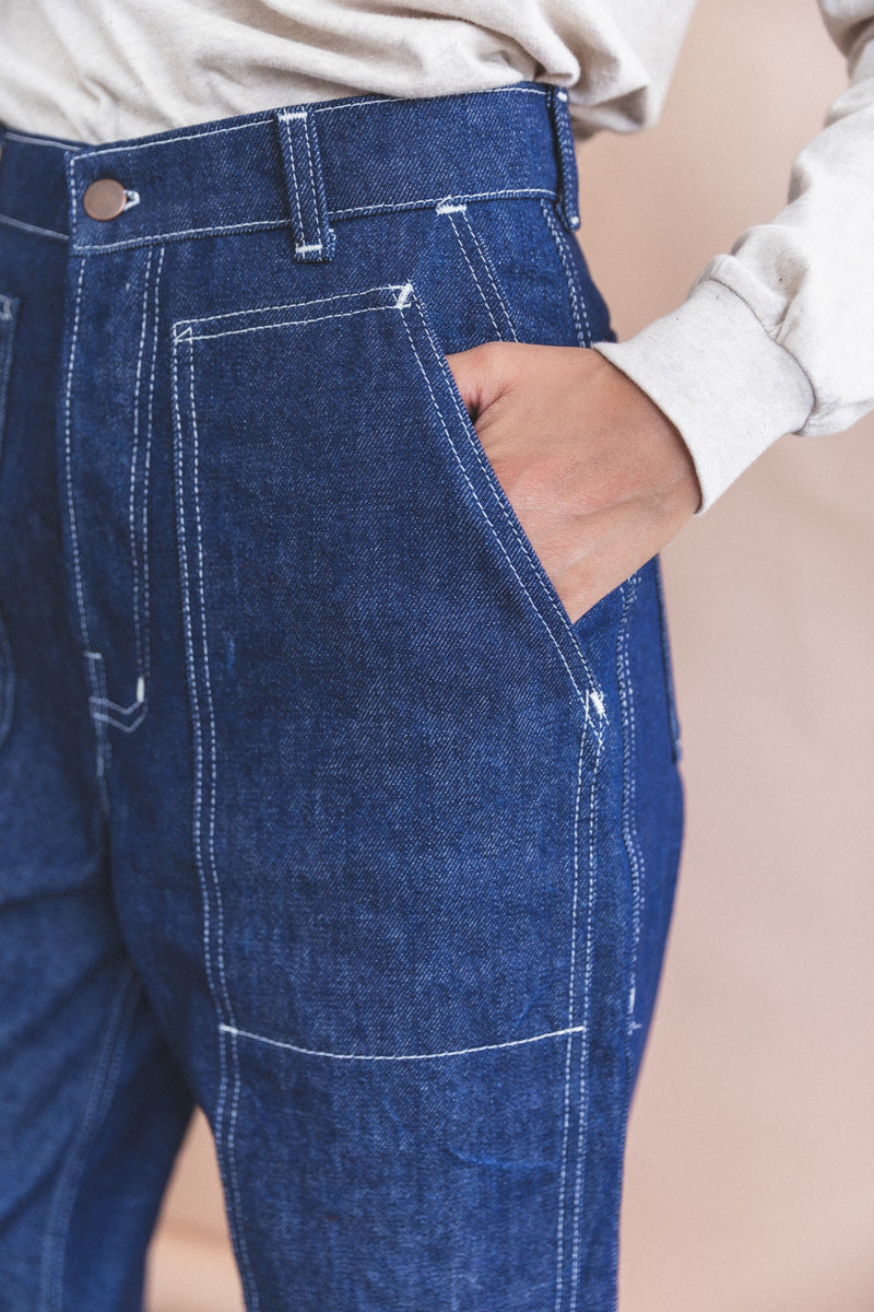 CARPENTER PANT IN INDIGO DENIM