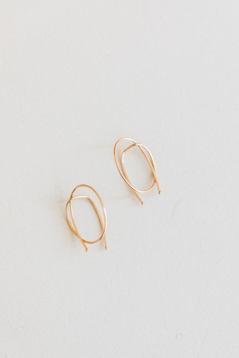 ROPE EARRINGS IN 14K GOLD (PAIR)