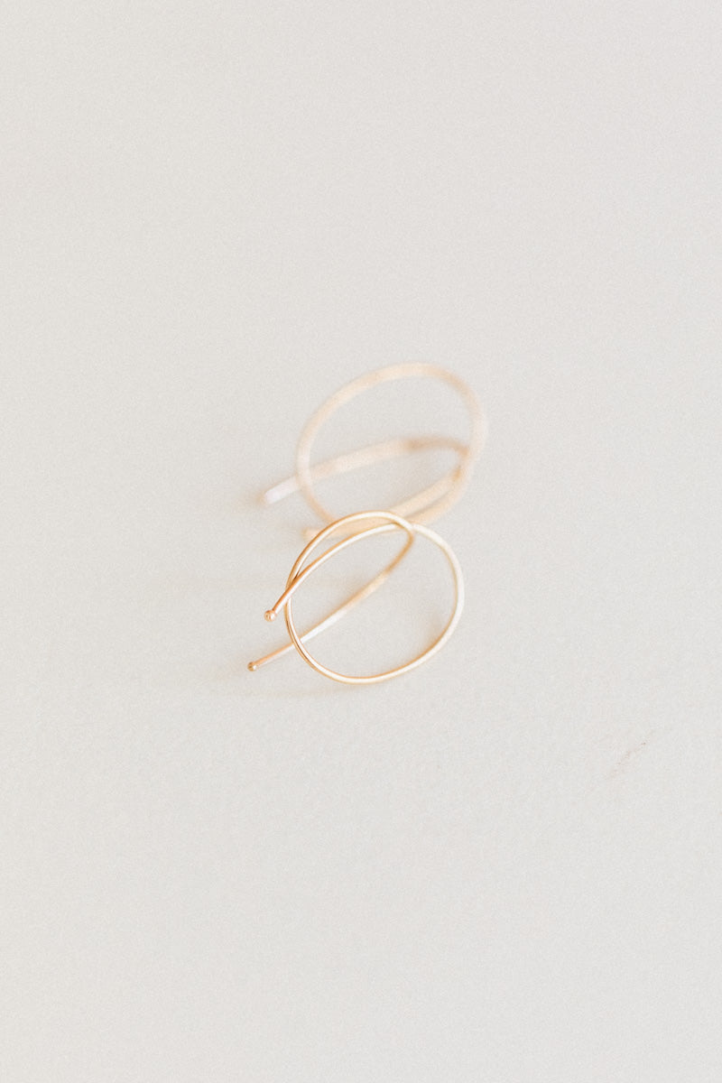 ROPE EARRINGS IN 14K GOLD (PAIR)