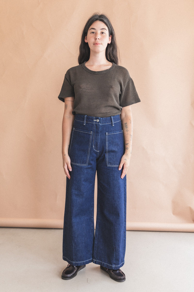 INTERVAL FRONT POCKET JEANS IN INDIGO