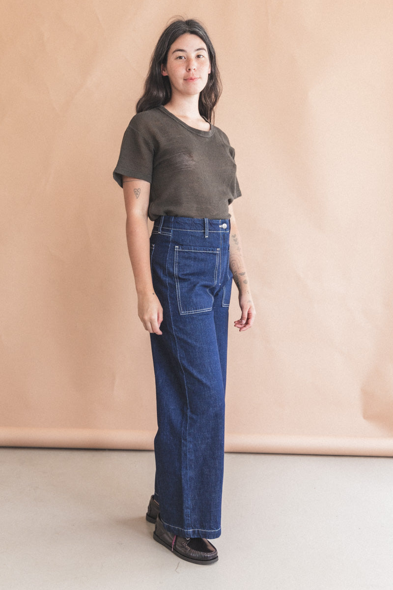 INTERVAL FRONT POCKET JEANS IN INDIGO