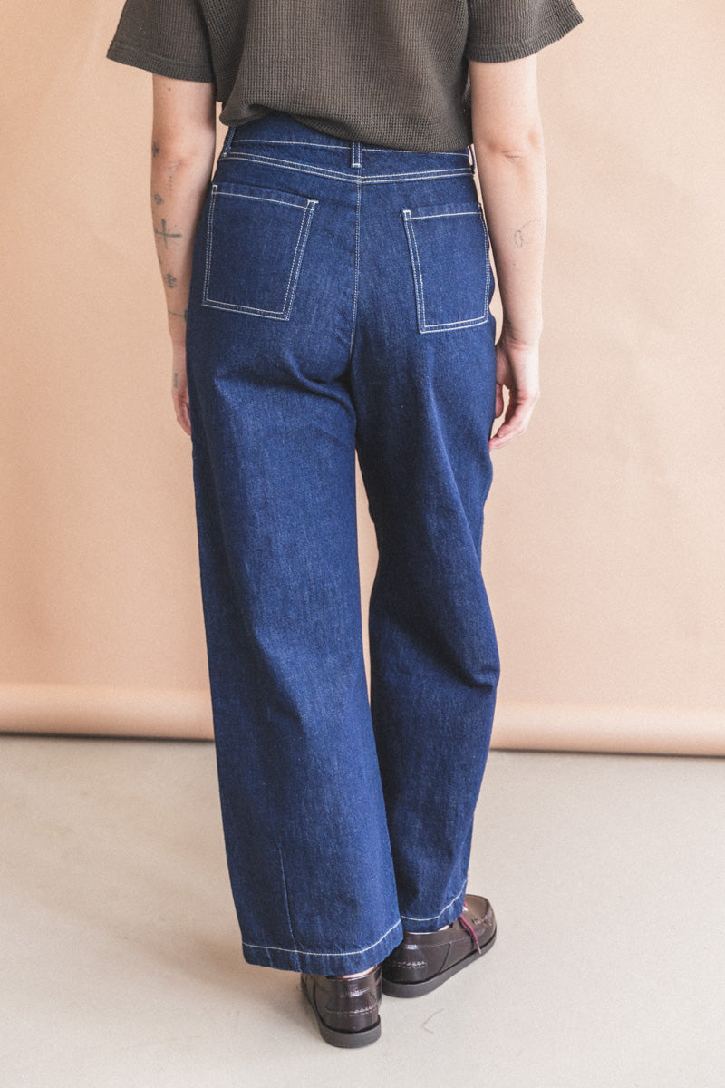 INTERVAL FRONT POCKET JEANS IN INDIGO