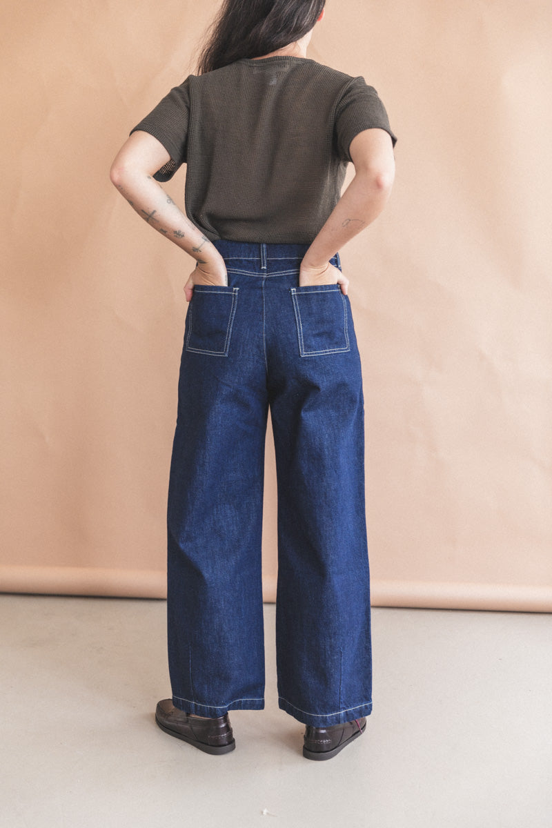 INTERVAL FRONT POCKET JEANS IN INDIGO