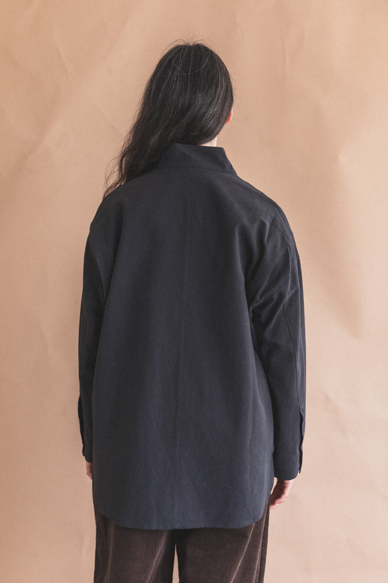 TENET BLOUSON SHIRT IN BROWN