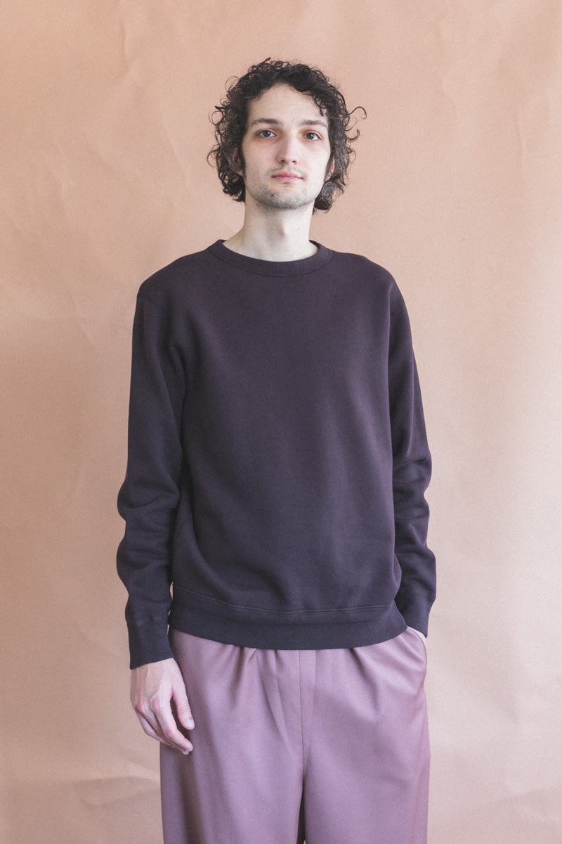 '44 FLEECE SWEATSHIRT IN MUDDY BROWN