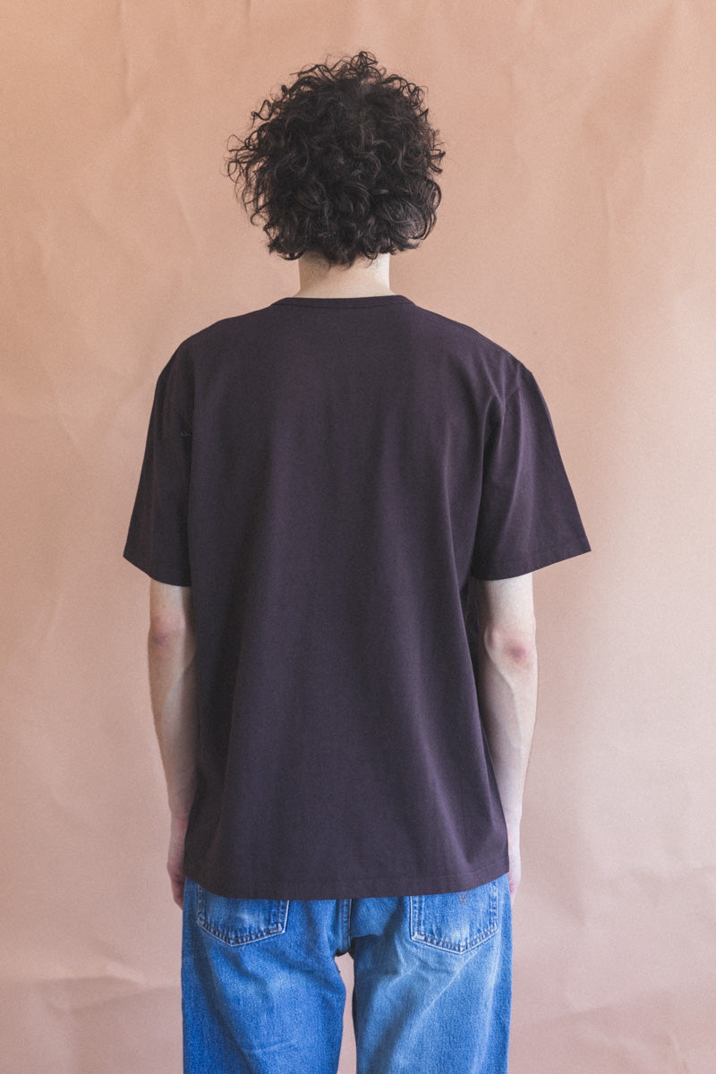 OUR TEE SHIRT IN MUDDY BROWN