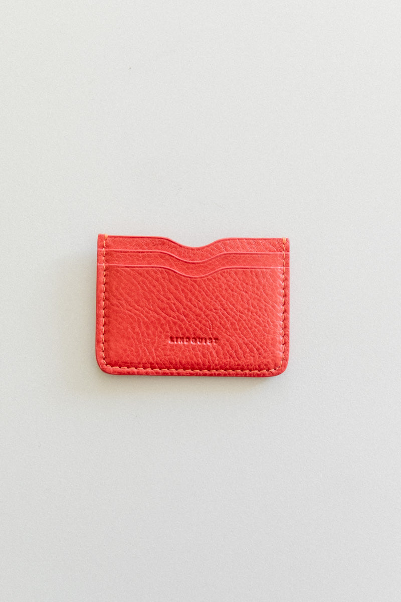 AKIRA WALLET IN PERSIMMON MILLED LEATHER