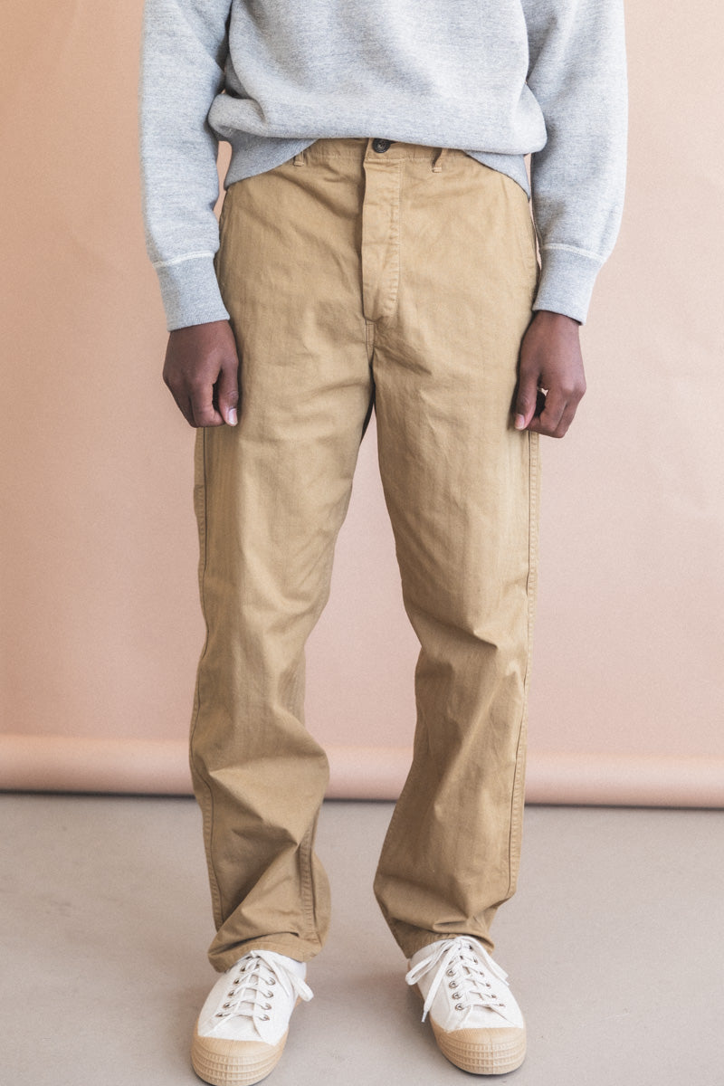 FRENCH WORK PANTS IN KHAKI