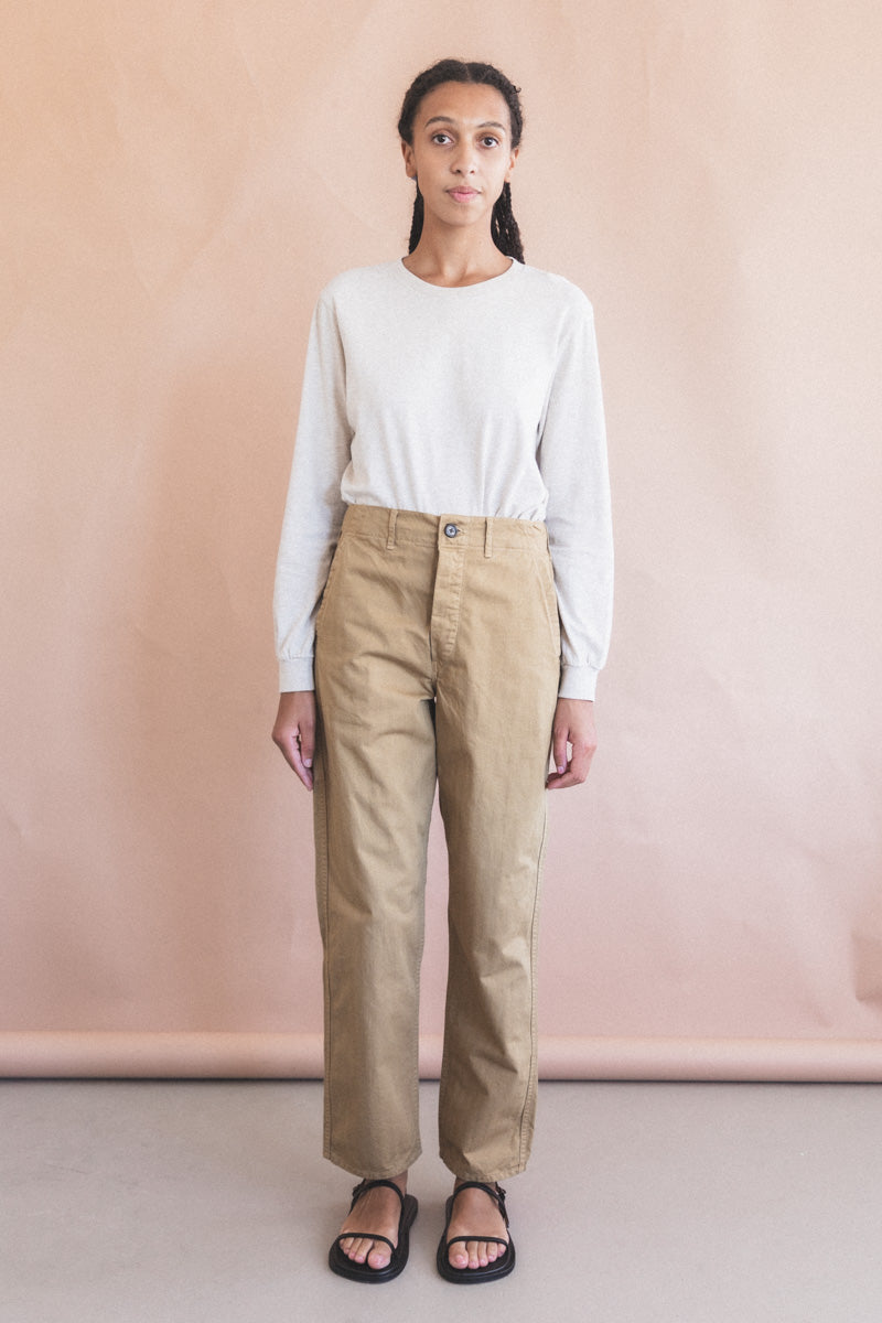 FRENCH WORK PANTS IN KHAKI