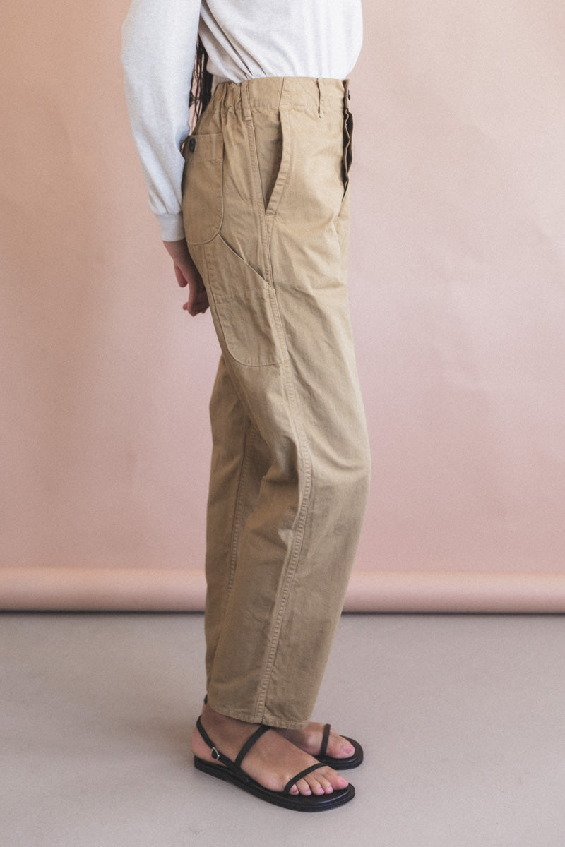 FRENCH WORK PANTS IN KHAKI