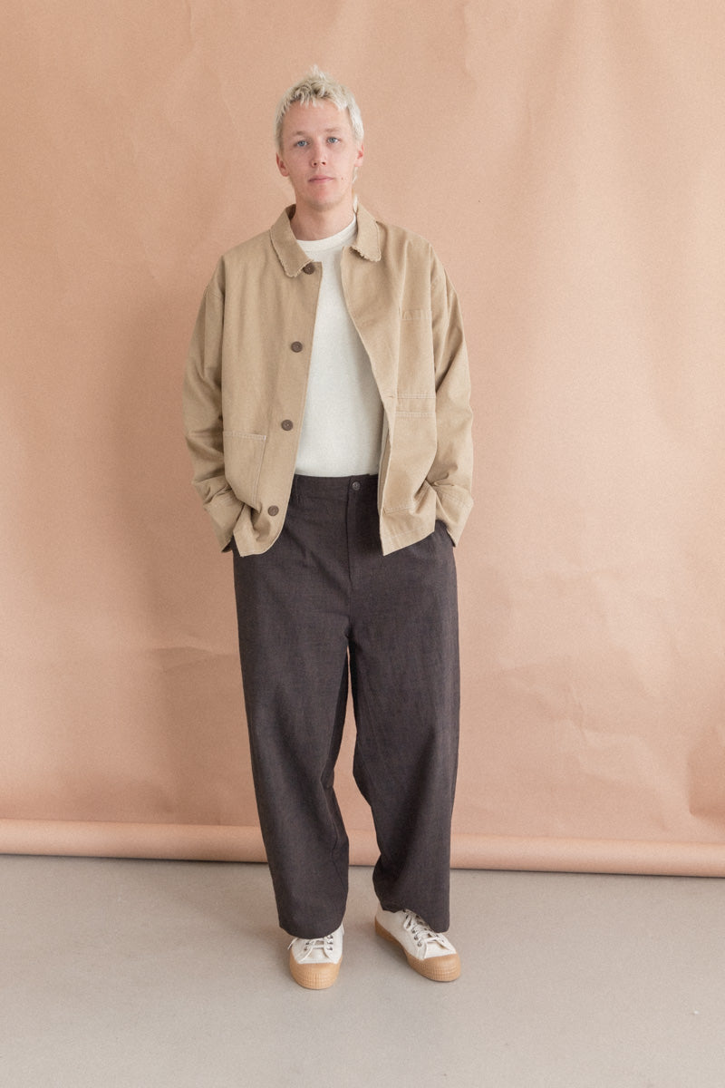 JUDD JACKET IN DARK KHAKI