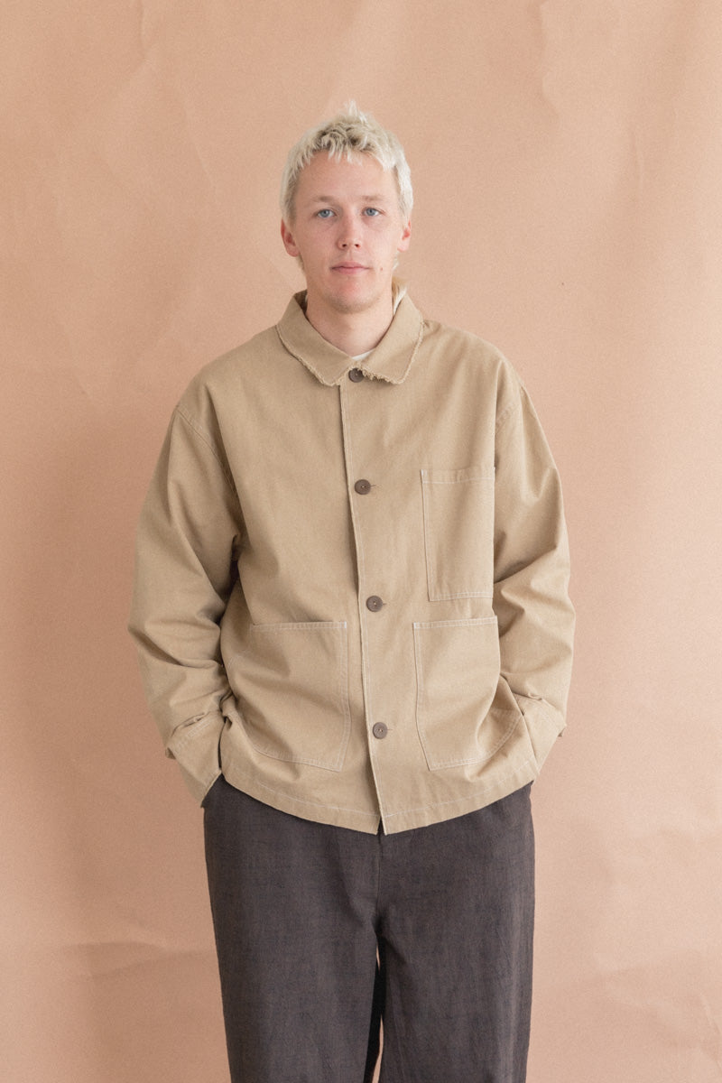 JUDD JACKET IN DARK KHAKI