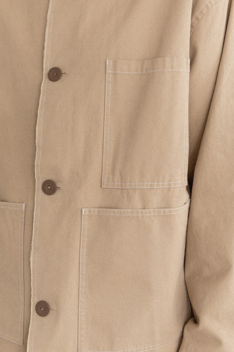 JUDD JACKET IN DARK KHAKI