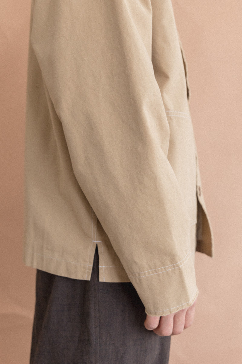 JUDD JACKET IN DARK KHAKI