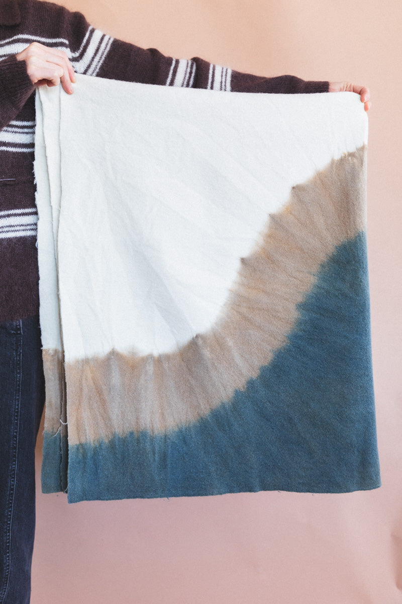 AMAMI ISLAND VEGETABLE DYED WOOL THROW BLANKET