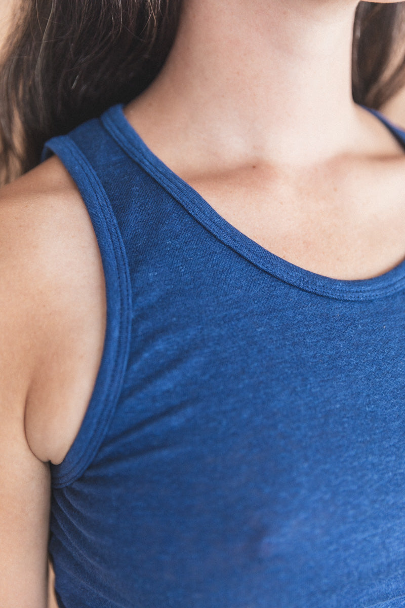 TANK TOP IN INDIGO