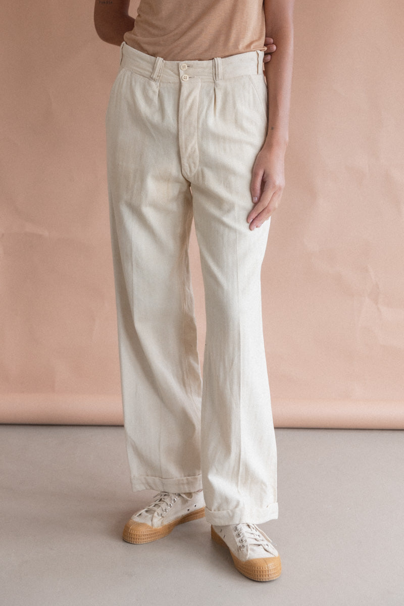 VINTAGE WOOL PANTS 02