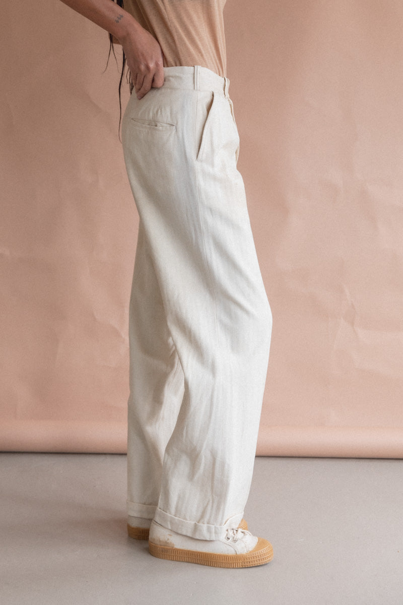 VINTAGE WOOL PANTS 02