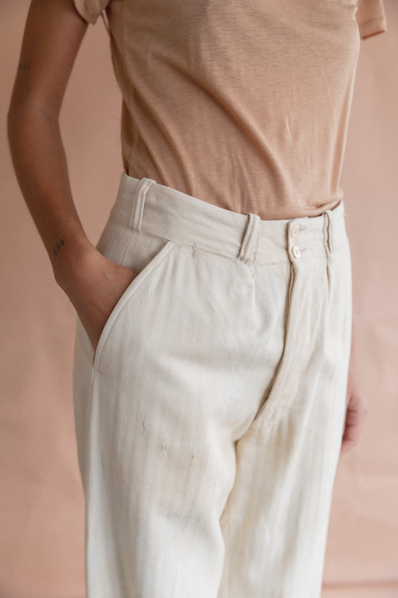 VINTAGE WOOL PANTS 02