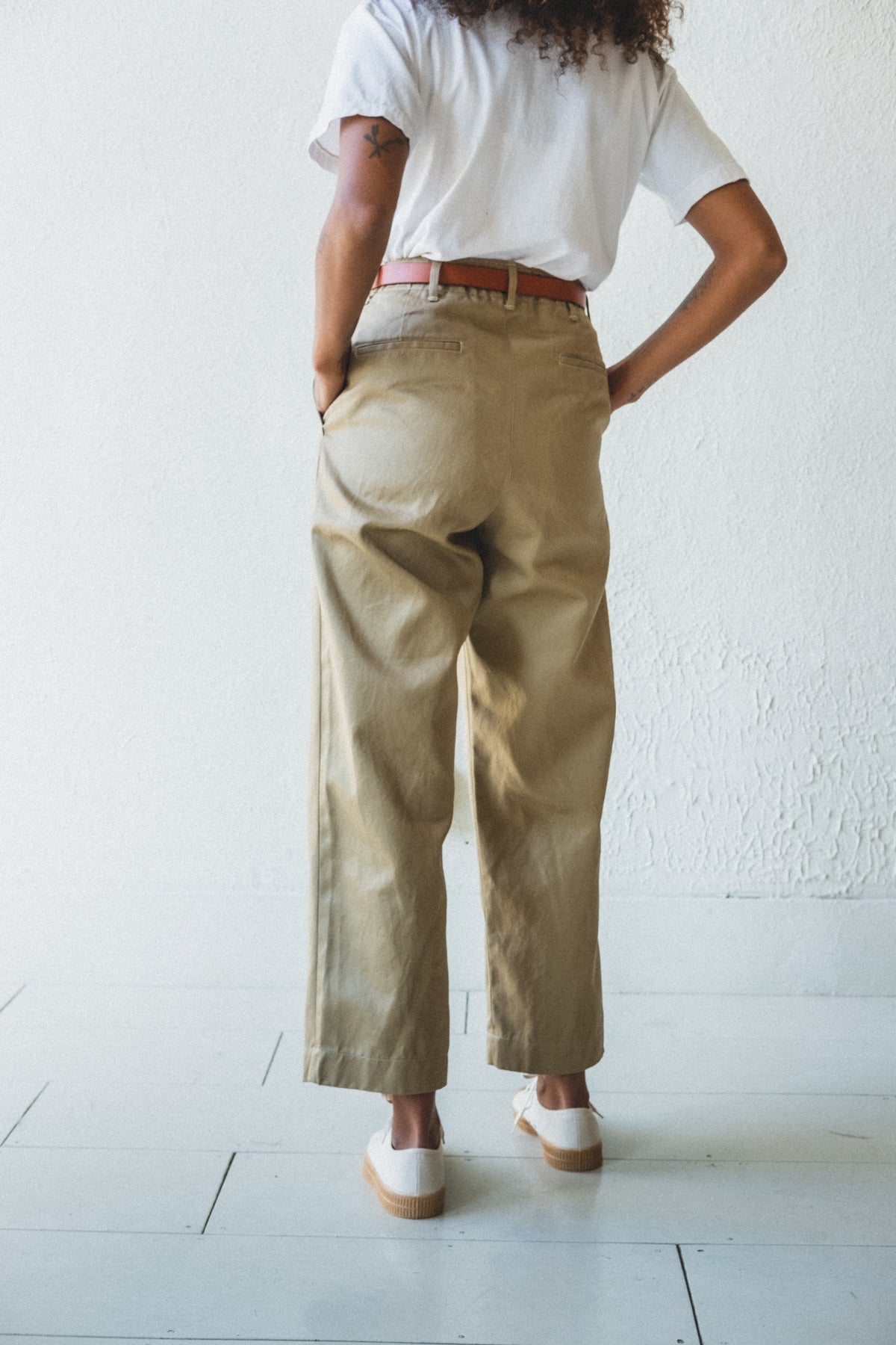 ARMY FIT TROUSER IN KHAKI — Shop Boswell