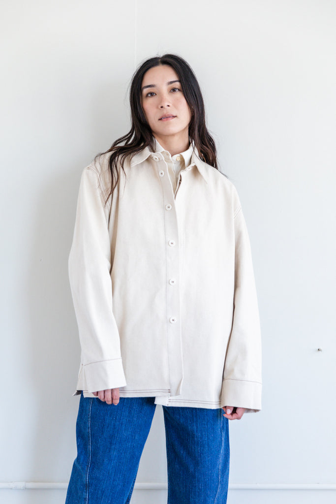 INDRE JACKET IN UNDYED COTTON — Shop Boswell