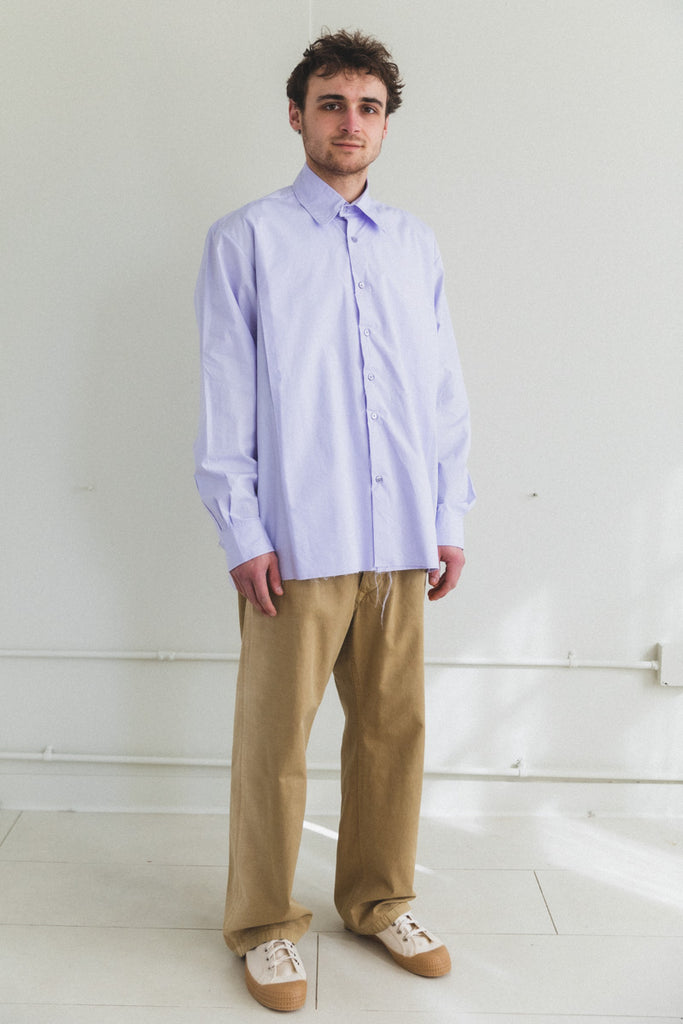 LONG SLEEVE POCKET SHIRT IN LILAC — Shop Boswell