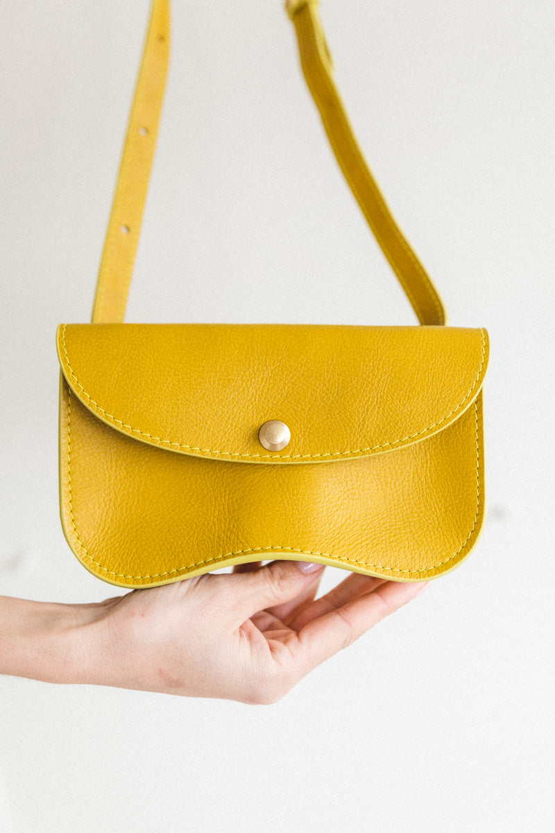 FABA IN CHARTREUSE PEBBLE LEATHER