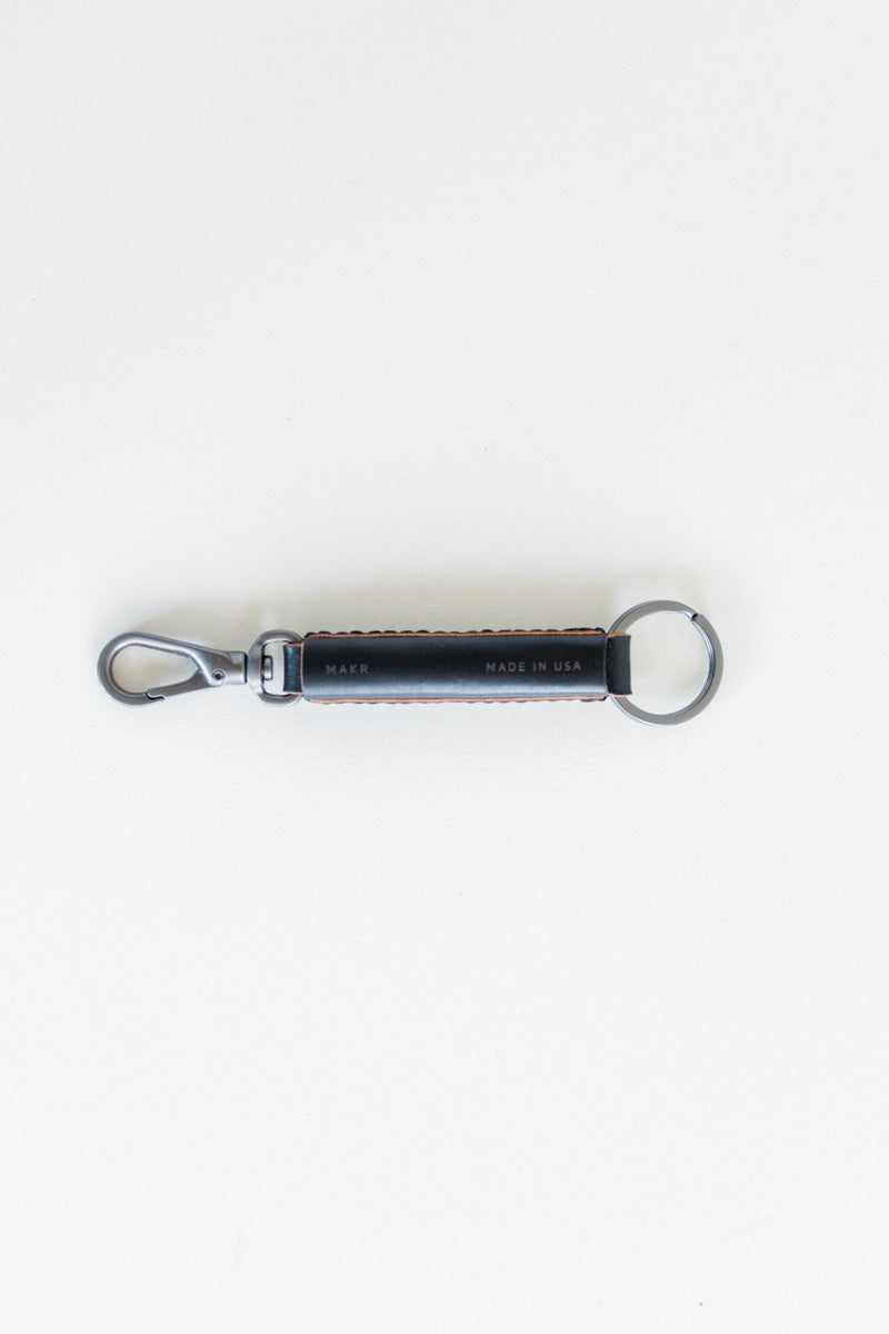 LOOP KEYCHAIN WITH SNAP HOOK IN BLACK CORDOVAN — Shop Boswell
