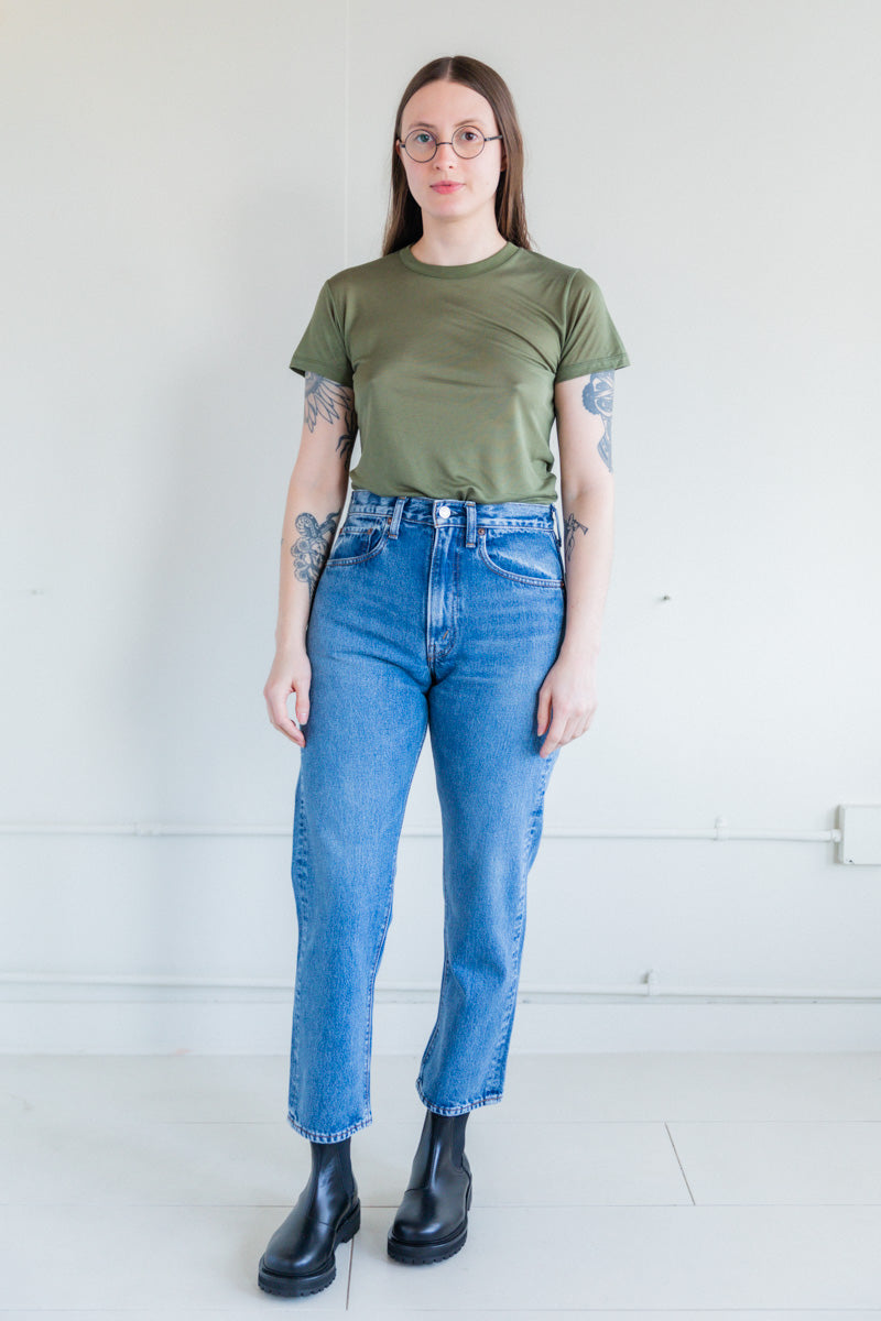 SHORT LENGTH 105 ZIP FLY JEANS