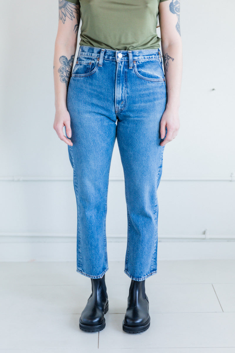 SHORT LENGTH 105 ZIP FLY JEANS